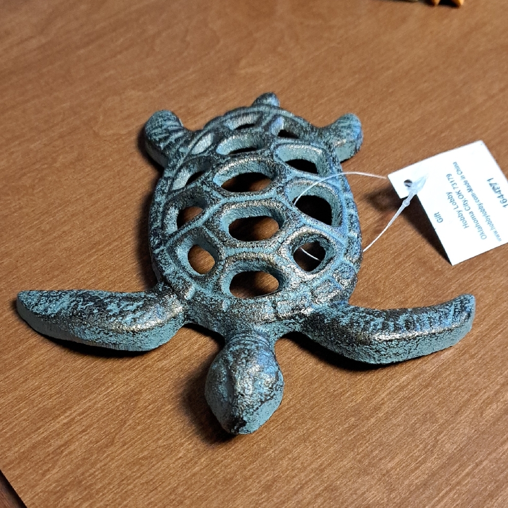 Decorative Cast Iron Turtle